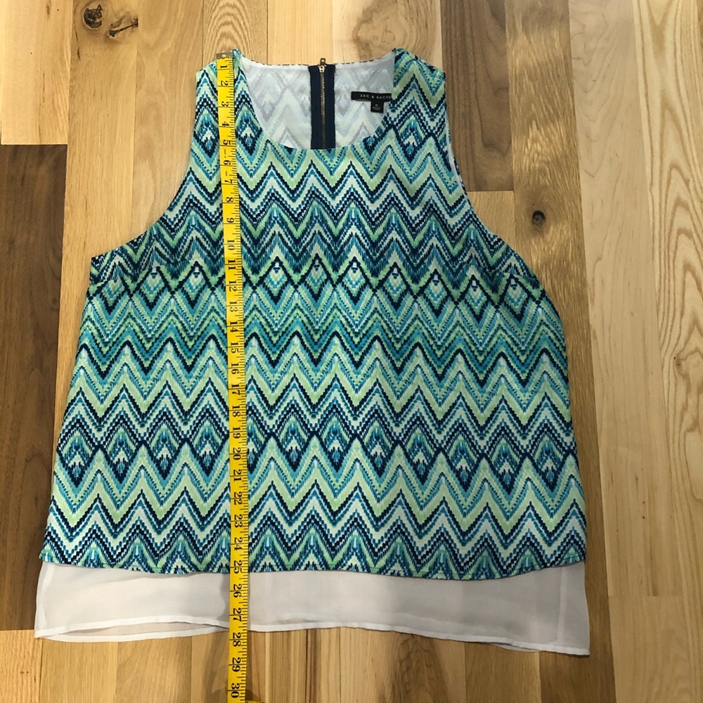 🌸Super Cute! Sleeveless Blouse with Zipper Detail